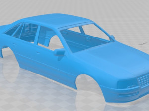 opel senator 1987 printable body car 3D Baskı Modeli
