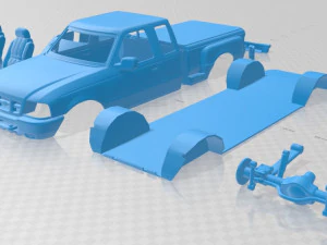 ranger xlt 1998 printable car 3D Print Model