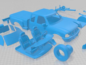 ranger xlt 1998 printable car 3D Print Model