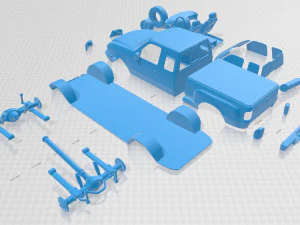 ranger xlt 1998 printable car 3D Print Model