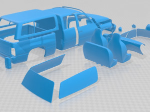 ram 1500 st 1999 printable car Modèles 3D en vedette