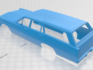 torino 500 wagon 1971 printable body car 3Dプリントモデル