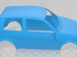 fiat cinquecento 1991 printable body car 3D 打印模型