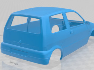 fiat cinquecento 1991 printable body car 3D 打印模型
