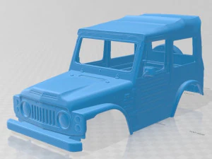 スズキ ジムニー 1977 印刷可能なボディ車 3Dプリントモデル