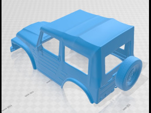 suzuki jimny 1977 printable body car 3D Print Model