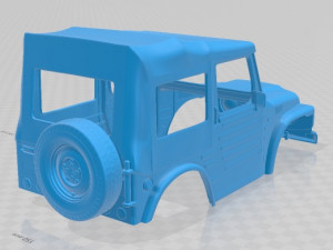suzuki jimny 1977 printable body car 3D Print Model