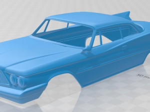 saratoga coupe 1960 printable body car 3D Print Model