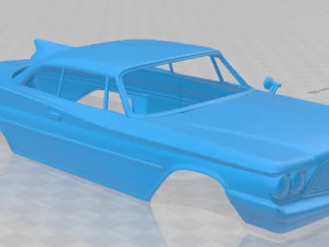 saratoga coupe 1960 printable body car 3D Print Model