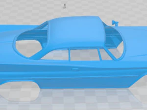 saratoga coupe 1960 printable body car 3D Print Model