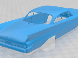 saratoga coupe 1960 printable body car Model do druku 3D