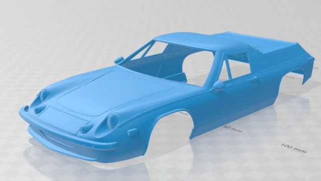 lotus europa 1973 printable body car 3D Print Model .c4d .max .obj .3ds .fbx .stl .blend 