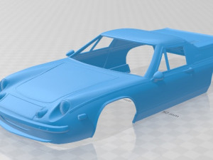lotus europa 1973 printable body car 3D Print Model