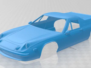 Carro com carroceria para impress&atilde;o Lotus Europa 1973 Modelo de Impressão 3D