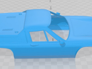 lotus europa 1973 printable body car Modello di stampa 3D