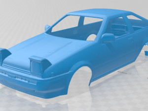 toyota sprinter trueno gt apex ae86 printable body car 3D Print Model