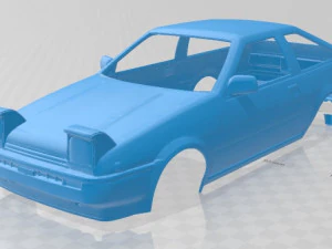 toyota sprinter trueno gt apex ae86 carrocería imprimible coche Modelo de impresión 3D