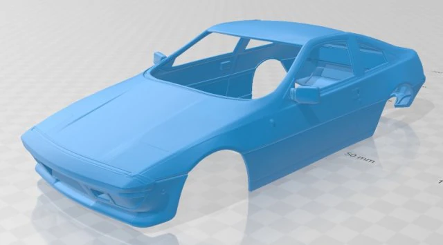 talbot matra murena 1981 printable body car 3D Print Model .c4d .max .obj .3ds .fbx .stl .blend