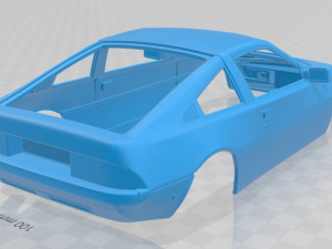 talbot matra murena 1981 printable body car 3D printmodel