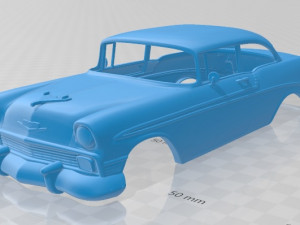 belair 1956 printable body car Modèles 3D en vedette