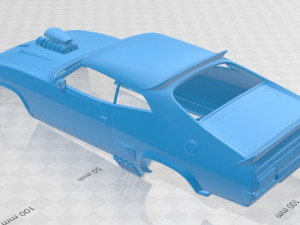 falcon gt coupe interceptor mad max 1979 printable body car 3D 프린트 모델