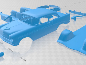 belair 1956 printable car Modello di stampa 3D