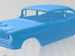 belair 1956 printable car Modèles 3D en vedette
