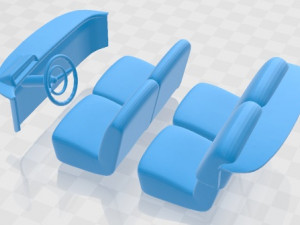 belair 1956 printable car Modèles 3D en vedette