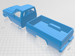 k10 silverado 1984 printable body car 3D 프린트 모델
