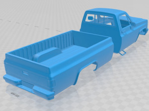 k10 silverado 1984 printable body car 3D 프린트 모델