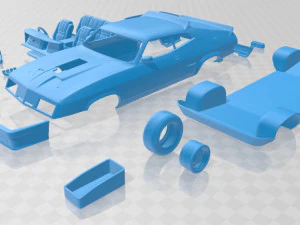 falcon gt coupe interceptor mad max 1979 printable car 3D Print Model