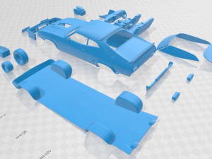 falcon gt coupe interceptor mad max 1979 printable car 3D Print Model