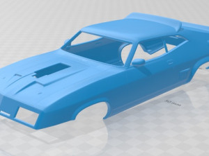 falcon gt coupe interceptor mad max 1979 printable car 3D Принт Модель
