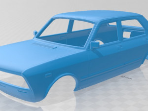 fiat 132 1977 printable car Model do druku 3D