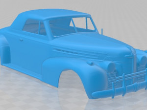 80 convertible 1939 printable body car 3D Baskı Modeli