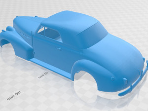 80 convertible 1939 printable body car 3D Baskı Modeli