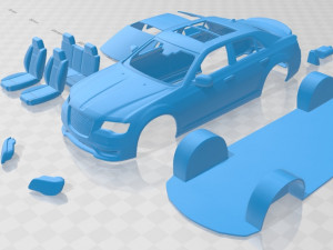 300 srt lx2 2018 printable car 3D 프린트 모델