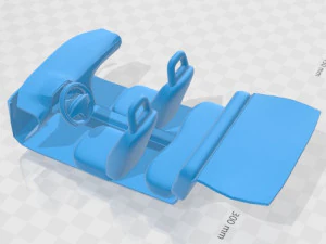 fiesta 1983 printable car 3D Print Model