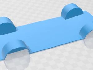 fiesta 1983 printable car 3D Print Model
