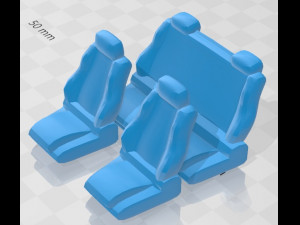 mercedes benz w123 1975 printable car 3D 打印模型
