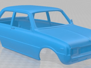 mazda 1000 1973 printable body car Modello di stampa 3D