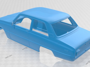 mazda 1000 1973 printable body car Modello di stampa 3D
