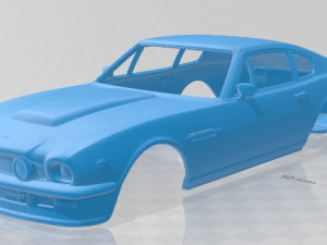 aston martin v8 vantage 1977 printable body car 3D Print Model