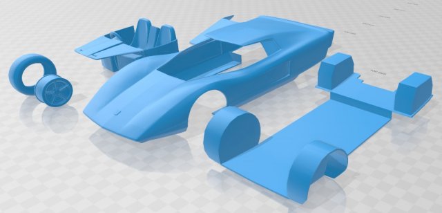 holden hurricane 1969 printable car Modelo de impresión 3D .c4d .max .obj .3ds .fbx .stl .blend 