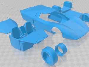 holden hurricane 1969 printable car Modelo de impresión 3D