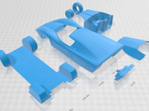 holden hurricane 1969 printable car Modelo de impresión 3D