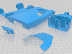 holden hurricane 1969 printable car Modelo de impresión 3D
