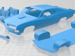 falcon 429 super cobra 1970 printable car 3D Print Model