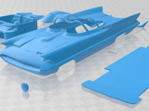 lincoln futura 1955 printable car 3Dプリントモデル