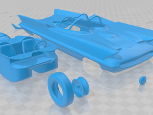 lincoln futura 1955 printable car 3D Druckmodell